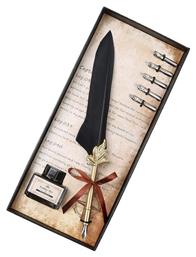 Ανταλλακτική Μύτη Πένας Χρυσή από Ορείχαλκο με Μαύρο Μελάνι από το Public